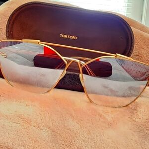 Tom Ford Gold Aviator Sunglasses